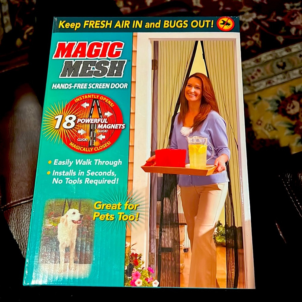 Magic Mesh magnetic screen brand new in box (2 boxes) bundle special